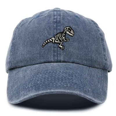 Dalix Fossil Embroidered Dinosaur T Rex Cotton Dad Hat Baseball Cap Adjustable Mens