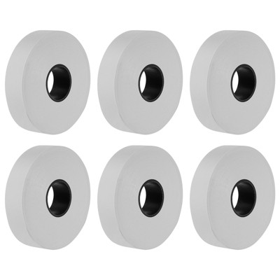 Unique Bargains PE Non-Adhesive Flagging Tapes for Trail Outdoor White 6 Pcs