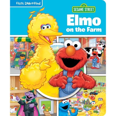 Sesame Street: Elmo on the Farm First Look and Find - by  Pi Kids (Board Book)