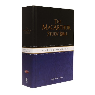 MacArthur Study Bible-NKJV-Large Print - by  Thomas Nelson (Hardcover)