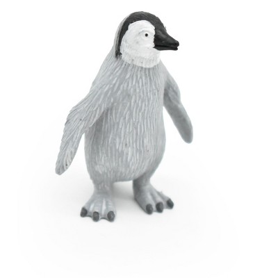 Collectible Wildlife Gifts | Penguin, Emperor Baby, Chick, Very Nice Rubber Reproduction, Hand Painted     1 3/4"   OK26 B619