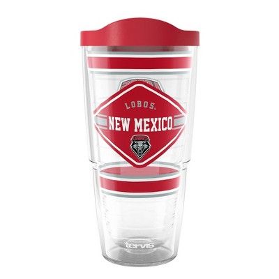NCAA New Mexico Lobos 24oz First String Classic Tumbler: BPA-Free Plastic Drinkware