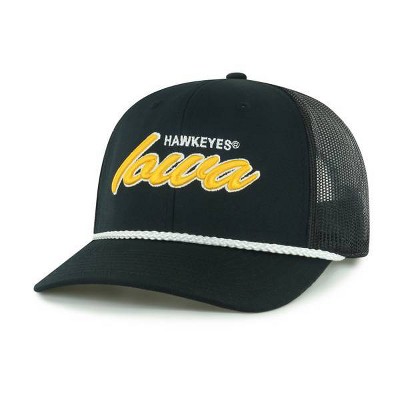 NCAA Iowa Hawkeyes Scrawl Hat: Team Logo Baseball Cap, Adjustable Snapback