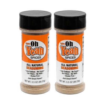 Oh Yeah Spices 3.5 oz Spicy Oh Yeah Plus Seasoning - Pack of 2