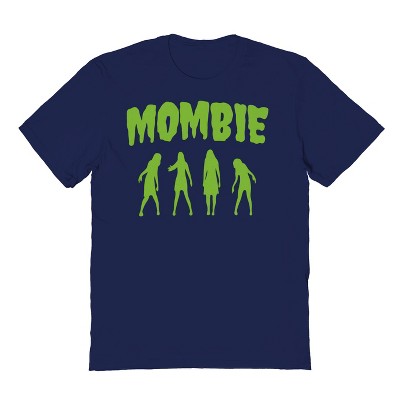 Rerun Island Men Mombie Mom Green Goopy Short Sleeve Graphic Cotton T-Shirt