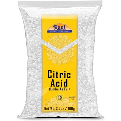 Rani Brand Authentic Indian Foods | Citric Acid (Limbu Ka Ful) Powder