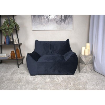 NicBex Bean Bag Chair,Velvet Beanbag Chair with Armrests,Adults Lounge Sofa,Comfy Chair for Living Room Bedroom