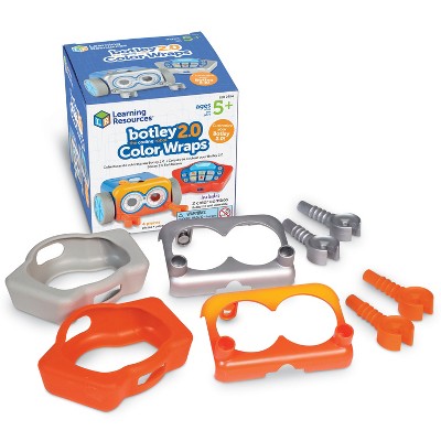 Learning Resources Botley 2.0 Color Wraps: Red & Silver Pack