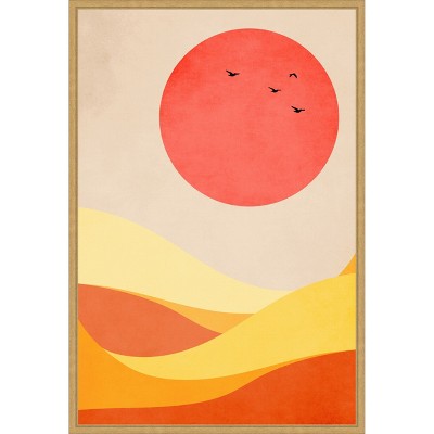 Amanti Art Sweet Harmony by Eins Kubistika Framed Canvas Wall Art
