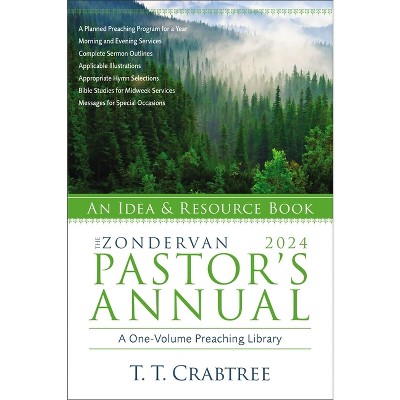 The Zondervan 2024 Pastor's Annual - by  T T Crabtree (Paperback)