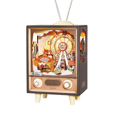 DIY 3D Music Box Puzzle Sunset Carnival 174pcs