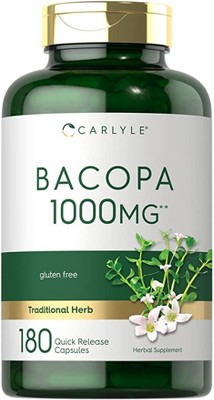 Carlyle Bacopa Monnieri 1000mg | 180 Capsules