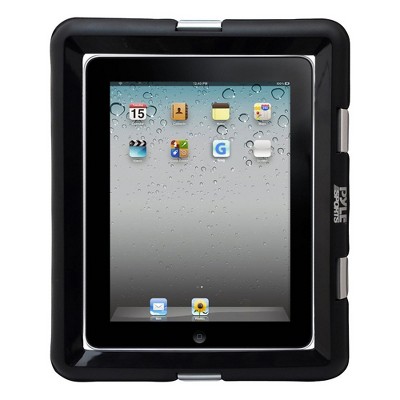 Pyle Universal Waterproof iPad Marine Grade Case with Headphone Jack - Black (PWSIC30)