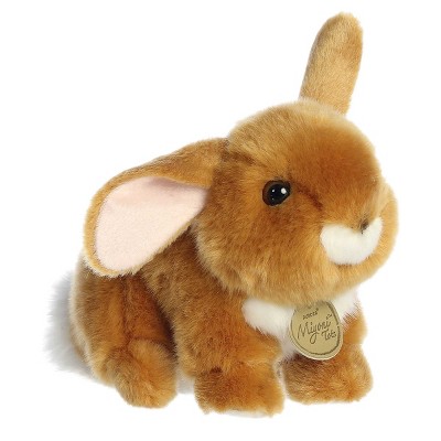 Aurora Small Playful Baby Bunny Miyoni Tots Adorable Stuffed Animal Ginger 7.5"