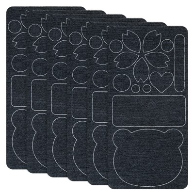 Unique Bargains Durable Waterproof Self-Adhesive Lightweight Repair Patches 6 Pcs
