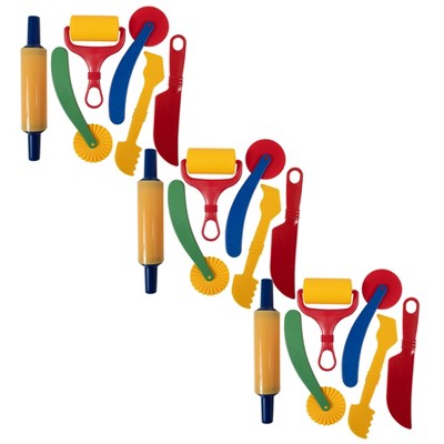Learning Advantage Dough Tools, 6 Per Set, 3 Sets
