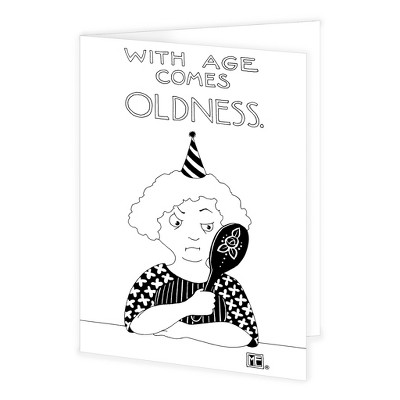 Mary Engelbreit With Age Engeldark Card, 5"x7", Birthday