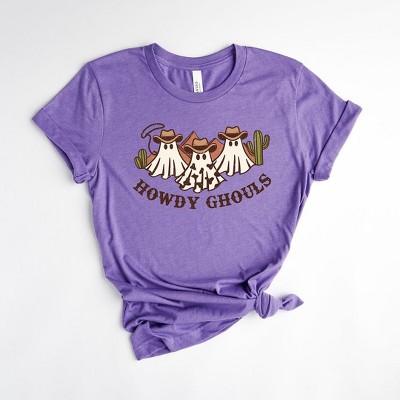 Simply Sage Market Women's Howdy Ghouls Trio Short Sleeve Graphic Tee