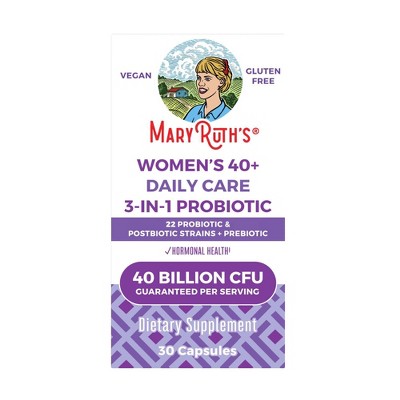 MaryRuth's Women's 40+ Daily Care 3-in-1 Probiotic Capsules - 30ct
