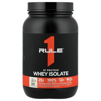 Rule One Proteins R1 Protein™ Whey Isolate, Vanilla Creme, 1.98 lb (900 g)