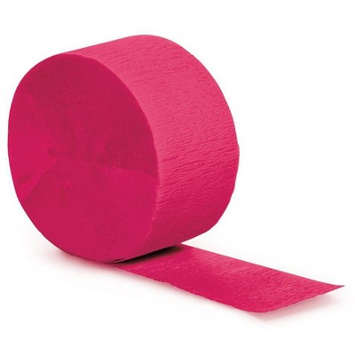 6ct Hot Streamer Magenta: Creative Converting Party Decorations for Birthdays, 81" Paper Streamers, 6 Pack