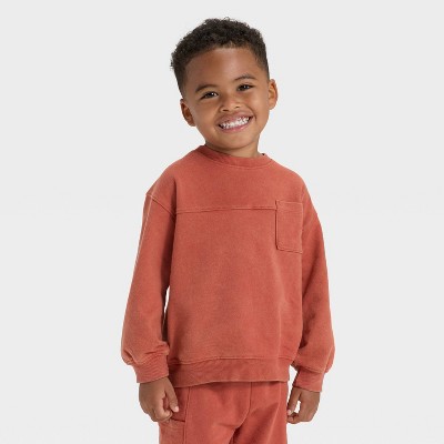 Toddler Boys' Washed French Terry Sweatshirt - Cat & Jack™