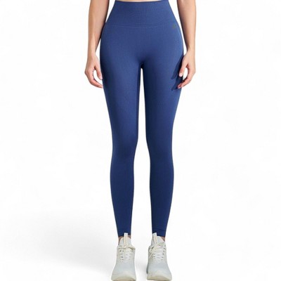 Anna-Kaci Active Women's High Waist Ribbed Seamless Leggings with Sculpting Fit