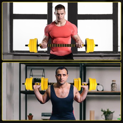 33/44 LB Adjustable Dumbbell Set,Adjustable Dumbbell Weights Strength Training Equipment