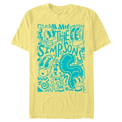 Men's The Simpsons Pop Art Family T-Shirt
