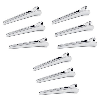 Norpro 3pc Stainless Steel Ultimate Jaw Clips - 4.5" Metal Squeeze Chip Bag Clip
