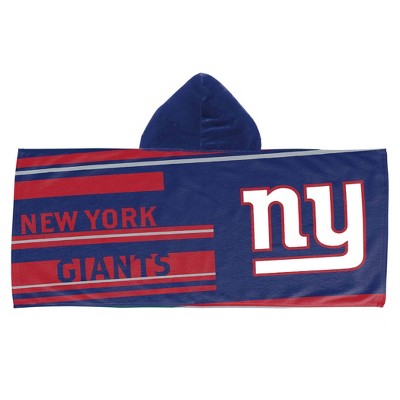 22"x51" NFL New York Giants Liner Youth Hooded Towel