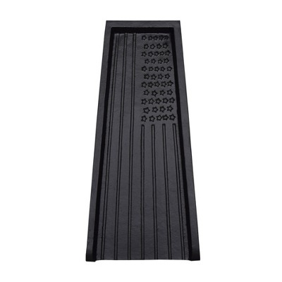 Cast Aluminum Downspout Gutter Splash Block: Powder-Coated, Patriotic Flag Design - Oakland Living