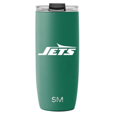 NFL New York Jets Simple Modern Stainless Steel Voyager Travel Mug - 20oz