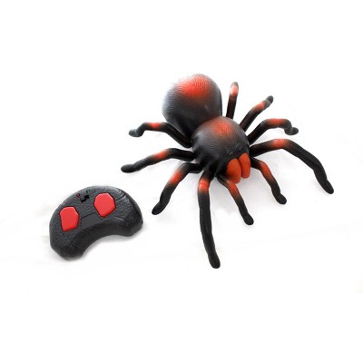 JuzToys Remote Control Spider, Light-up Eyes, Lifelike Movement Toy