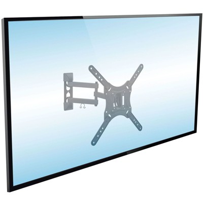 Mount-It! Full Motion TV Wall Mount Monitor Wall Bracket with Swivel and Articulating Tilt Arm, Fits 23 - 55 Inch LCD LED OLED Flat Screens, 66 Lbs