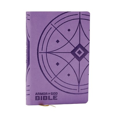 NKJV Armor of God Bible, Purple Leathersoft (Children's Bible, Red Letter, Comfort Print, Holy Bible): New King James Version - by  Thomas Nelson