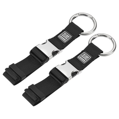 Unique Bargains Jacket Holder Suitcase Belt Carry Clip Luggage Strap 2 Pcs