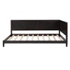 Full Size Wood Daybed with One Backrest and One Unique Armrest - 4 of 4