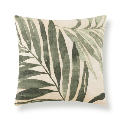 1pc 20"x20" Indigo Road by Egypt Sherrod Kamaya Palm Decorative Pillow Sage Green