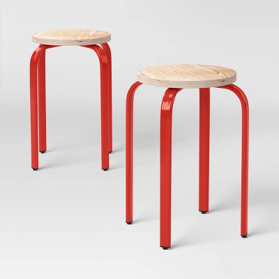 Stackable Accent Stool - Room Essentials™