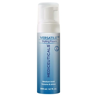 Mediceuticals Versatile Styling Foam | Gives Volume and Shine | UV Protection | Easy to Use on Long Hair | Light Medium - (6.7 oz)