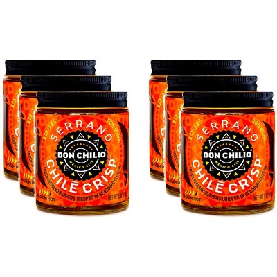 Don Chilio Pepper Serrano Chile Crisp - Case of 6 - 5 oz