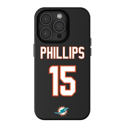 Keyscaper NFL Miami Dolphins Players Game Tactic MagSafe Compatible Cell Phone Case for Apple iPhone