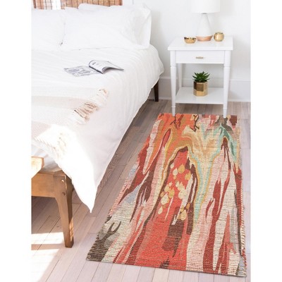 Unique Loom Chenille Jute Indoor Flatweave Hand Made Area Rug