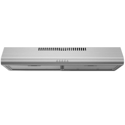Midea 30 in. Under Cabinet Convertible Slim Range Hood 100 CFM Stainless Steel