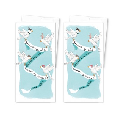 2ct Something Old, New, Borrowed and Blue Long Greeting Card Pack by Ramus & Co
