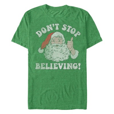 Men's Lost Gods Santa Don't Stop Believing T-Shirt
