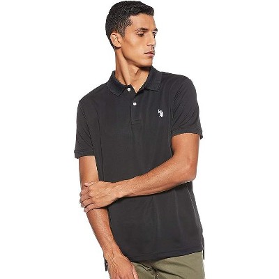 U.S. Polo Assn. Men's Short Sleeve Classic Fit Solid Stretch Polo Shirt