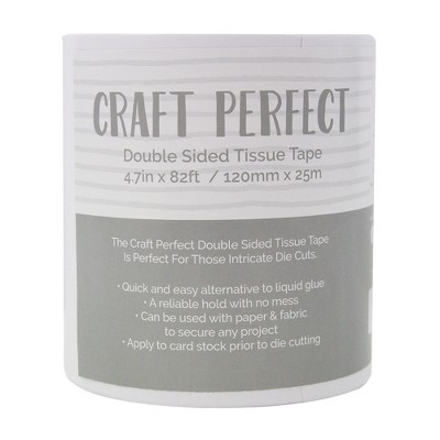 Craft Perfect Adhesive Double-Sided Tissue Tape-4.7"X82'