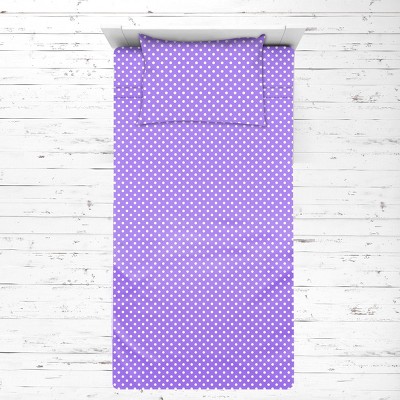 Bacati - Lilac Pin Dots 3 pc Toddler Bed Sheet Set